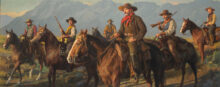 Teddy Roosevelt and His Elkhorn Riders, 1884 – #249