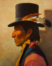 Top Hat with Feathers