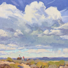 Descending into Taos Valley