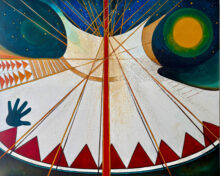 Pretty Shawl Makers Crow Tipi